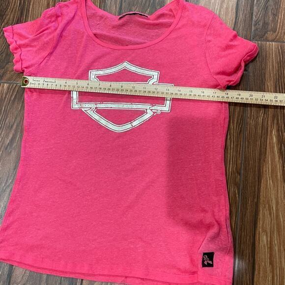 Harley-Davidson Breast Cancer Rolled Sleeve tee - Picture 3 of 4